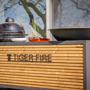 TiGER FiRE Black Kitchen with Kamado Large & Plancha 88