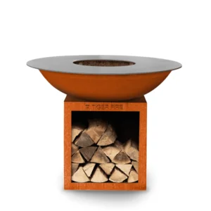 TIGER FIRE 112 CLASSIC STORAGE Plancha Barbecue in Corten Steel