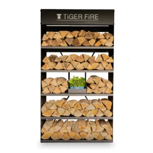 TiGER FiRE Fire Wood Rack 100 Modular Black