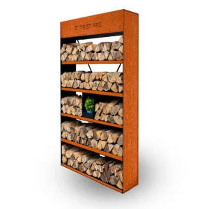 TiGER FiRE Wood Rack 100 modular Cortenstaal