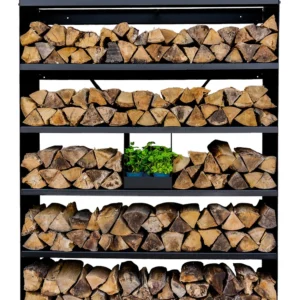 TiGER FiRE Wood Rack 120 & 160 Black - Houtopslag voor Plancha Barbecue